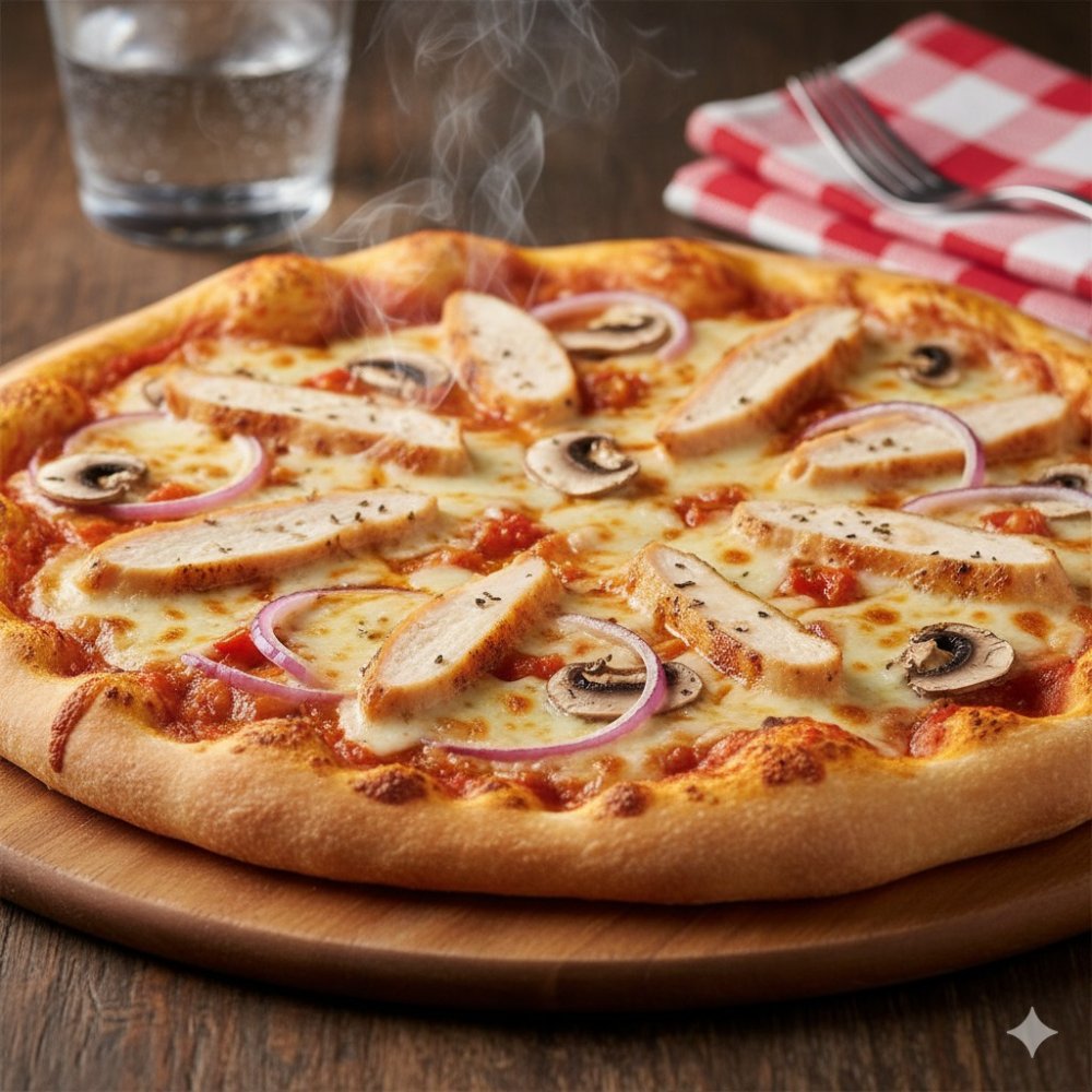 Tavuklu Pizza