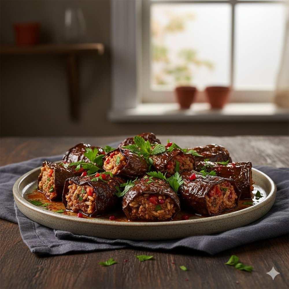 Kuru Patlıcan Dolması